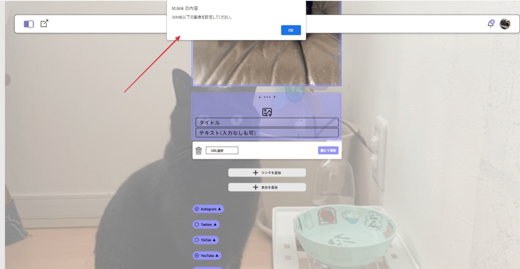 リットリンクに画像が貼れない原因は？の画像